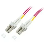 EFB Elektronik O0319.0,5OM5 Duplex &scaron;viesolaidinis komutacinis kabelis, LC&ndash;LC, OM5 50/125 &micro;m, LSZH, 0,5 m, lime green