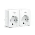 TP-Link Tapo P100 Mini i&scaron;manusis Wi-Fi ki&scaron;tukinis lizdas, baltas, vidaus, polikarbonatas (PC)