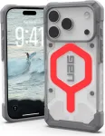 URBAN ARMOR GEAR UAG Pathfinder MagSafe Case & Detachable Lanyard Bundle for Apple iPhone 17 Pro - Active Lava (Transparent Red) & Black/Graphite