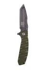 101 INC Stealth Stonewashed Tanto sulankstomas peilis, žalias