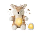 Cloud B Love Light Buddies Finley Fawn pliu&scaron;inė žaislinė stirniukė su naktiniu &scaron;viesuliu ir garsais