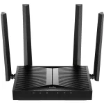 Stalinis mar&scaron;rutizatorius Cudy WR3600 Dviejų juostų &bdquo;Wi‑Fi 7&ldquo; (802.11be), iki 2882 Mbps, 4&times; Gigabit LAN, 1&times; WAN, Juodas