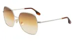 Victoria Beckham VB223S-708 Moteri&scaron;ki Akiniai nuo Saulės &ndash; Havana Acetato Rėmelis, Rudi Polikarbonatiniai Lę&scaron;iai, 56 mm