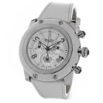 GLAM ROCK Woman GR10101W 46mm &Scaron;veicari&scaron;kas kvarcinis laikrodis su baltu silikoniniu dirželiu