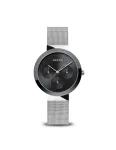 BERING Classic Collection Unisex Quartz Watch 41mm Stainless Steel Milanese Mesh Blue Dial 35036-002