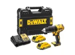 Akumuliatorinis suktuvas DeWALT DCD778D2T-QW, 18V Li-Ion, 1750 RPM, 26 N&middot;m, be&scaron;epetėlis variklis