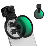 K&F Concept kintamo tankio ND filtras ND2-ND32 58mm užsegamas ant i&scaron;maniojo telefono