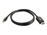C2G 6ft Mini DisplayPort į HDMI laidas - Mini DP į HDMI adapterio laidas - M/M - TAA atitinkantis - 1,83 m - Juodas
