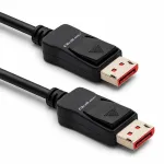 Qoltec DisplayPort 2.1 laidas 3m 8K 54Gbps Vyri&scaron;kas į Vyri&scaron;ką