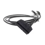 Akasa Flexstor eSATA kabelis 6,40 cm (2,5 inch) SATA kietajam diskui ir SSD (AK-CBSA03-80BK)