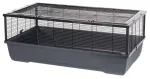 Narvas INTER ZOO Bernie juodas smulkiems gyvūnams 100 x 54 x 39 cm metalinis