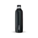 Brita sodaTRIO 1046734 gazavimo butelis, nerūdijantysis plienas, 1 l, juodas