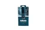 Gillette Intimate i3 elektrinis kūno kirpimo prietaisas vyrams, &scaron;lapiam ir sausam naudojimui, belaidis įkraunamas su 3 &scaron;ukų antgaliais