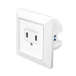 LogiLink sieninis lizdas su 2 USB-C prievadų įkrovikliu, 25W PD