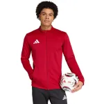 adidas Entrada 26 Track Jacket vyri&scaron;ka raudona striukė su užtrauktuku, AEROREADY, perdirbtas poliesteris, dydis S