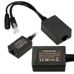 Extralink PoE keitiklis 1 prievadas, įėjimas 1x 1000Mb/s RJ45/Jack 10-30V, i&scaron;ėjimas 48V