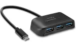 Speedlink Snappy Evo USB-C į 4 prievadų USB 3.0 &scaron;akotuvas (SL-140202-BK)