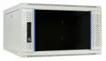 DSIT DS6604W 4U sieninis serverių spintos korpusas su stiklinėmis durelėmis, 600 x 600 x 280 mm, baltas