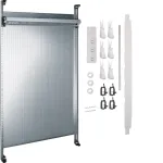 HAGER UF22NW universZ multimedijos komplektinė plok&scaron;tė, 2 laukų, 900 mm, be prailginimo modulių