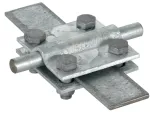 DEHN kryžminė jungtis St/tZn apvaliems 8&ndash;10 mm ir plok&scaron;tiems 30 mm laidininkams 318201