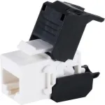 S CONN MAXIMUM CONNECTIVITY Cat.6A UTP belaidis keystone lizdas, RJ45 moteri&scaron;kas, juodas (08-10038)