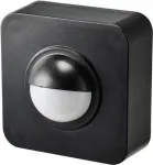 SYGONIX SY-5046552 ant sienos montuojamas PIR judesio detektorius 120&deg; juodas IP65