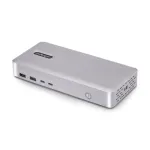 StarTech.com USB4 dokų stotelė dviem monitoriams, Dual 4K 120Hz arba Single 8K 60Hz HDMI, 100W ne&scaron;iojamojo kompiuterio įkrovimas, 2.5GbE, USB-C kelių monitorių dokas, be tvarkyklių
