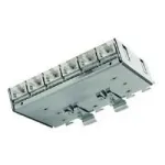 Teleg&auml;rtner Cat.6A komutacinė panelė (gili) DIN bėgiui su TS adapteriu, 6x RJ45 lizdai (J02021A0055)