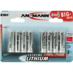 Vienkartinė baterija Ansmann 4+4 Lithium AA, 8 vnt.