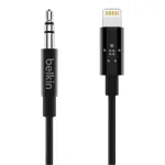 Belkin Kabel Lightning auf Kopfh&ouml;reranschluss - Lightning m&auml;nnlich bis Stereo Mini-Klinkenstecker m&auml;nnlich - 91.4 cm - Schwarz - f&uuml;r Apple iPhone (Lig