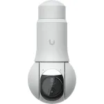 Ubiquiti UniFi G6 PTZ UVC-G6-PTZ-W IP vaizdo stebėjimo kamera, 4K 8 MP (3864x2160), su dviem objektyvais, 10x hibridinis artinimas, vidaus ir lauko, IP66, PoE, tvirtinama ant lubų, sienos ar stulpo, 350&deg; sukimosi kampas, balta