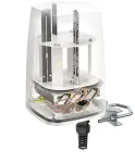 QuWireless QuSpot AX10S visakryptė Wi-Fi + Bluetooth antena, tinkama Teltonika RUTX10, 2,4&ndash;6 GHz, 7 dBi, PoE/LAN, vertikali poliarizacija, IP67, balta