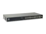 LevelOne TURING 26-Port Web Smart Gigabit PoE Switch, 24 PoE i&scaron;ėjimai, 2 x SFP/RJ45 Combo, 185W, 802.3at/af PoE