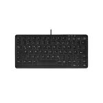 Cherry Active Key AK-4100-U-B/GE mini klaviatūra su USB laidu, voki&scaron;kas i&scaron;dėstymas, juoda