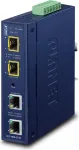 Pramoninis valdomas jungiklis PLANET IGT-900-2T2S 2x SFP 2x RJ45 IP30 metalinis korpusas