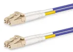 Lanview LVO231812 OM4 &scaron;viesolaidinis kabelis 3 m 2x LC violetinis
