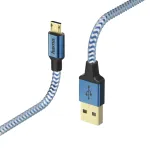 Hama 00178289 USB 2.0 laidas USB A &ndash; Micro-USB B, 1,5 m, mėlynas