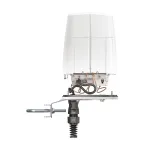 QuWireless QuSpot A360S visakryptė LTE + Wi-Fi antena, skirta Teltonika RUT360, PoE/LAN, 6 dBi, IP67, balta spalva