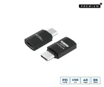 Microconnect USB4-CCF-240W Premium USB4 Gen 3x2 USB-C kabelis, 240 W