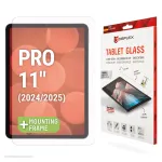 Displex Tablet Glass (9H) Apple iPad Pro 11'' (2025/2024) &ndash; neardomas, itin plonas, nematomas apsauginis stiklas su EASY-ON&reg; Eco montavimo rėmeliu