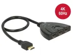 Delock HDMI UHD Switch 3 x HDMI in > 1 x HDMI out 4K - Video/Audio-Schalter - 3 x HDMI - Desktop