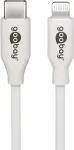 Įkrovimo ir sinchronizavimo laidas Goobay Lightning į USB-C 0,5 m