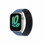 GUAN Premium Pro apyrankė Apple Watch 44mm 45mm 42mm 49mm 46mm &mdash; Mėlyna Juoda