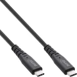 InLine USB4 kabelis, USB-C vyri&scaron;kas/vyri&scaron;kas, PD 240W, 8K60Hz, TPE juodas 0,5m