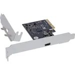 Vidinė USB-C adapterio plok&scaron;tė InLine 76660I PCIe 20 Gbit/s