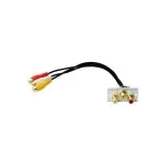 Kindermann 7444000530 modulinė montavimo plok&scaron;tė Snap-In, 3x RCA