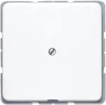JUNG CD 590 A WW kabelio i&scaron;vadas su įtempimo nuėmikliu, baltas