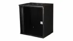 Equip Eco Mount sieninis 19 inch spintos korpusas, 12U, 540x400 mm, RAL 9005 juoda