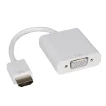 HDMI-VGA adapterio laidas, HDMI ki&scaron;tukas - VGA lizdas 0,15 m