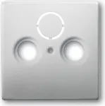 Ki&scaron;tukinis lizdas BUSCH JAEGER 1743-866 SAT + TV + Radio, baltas blizgus